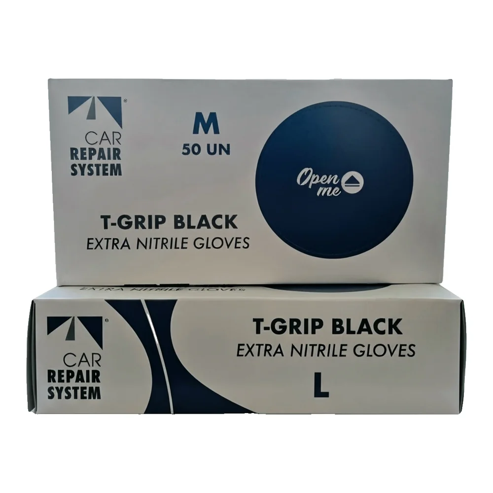 Luvas de nitrilo Extra T-Grip – caixa